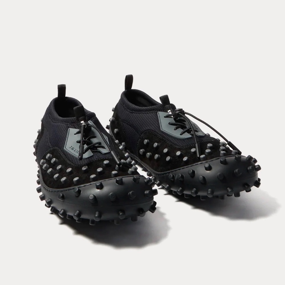 Sunnei - 1000CHIODI TRK Black Slip On Sneakers NIB Size 11 EU45